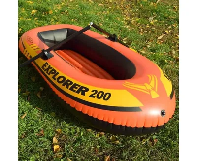 Надувная Лодка с веслами Intex EXPLORER 200, 185 х 94 х 41 см  Полутораместная (ID#1878675944), цена: 1119 ₴, купить на Prom.ua