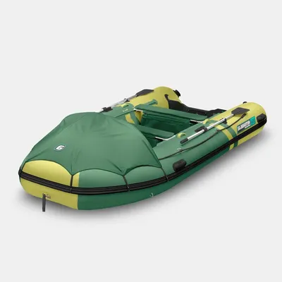 Надувная лодка ПВХ, Ривьера Компакт 3200 СК Комби, зеленый/черный Код  товара: 2104040004962 | Купить в интернет-магазине «Водник»