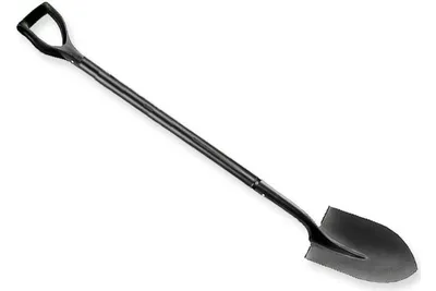 Штыковая лопата Рустрейд Американка с металлическим черенком и v-образной  ручкой СИ-01248: цена, описание, характеристики, отзывы и фото - купить для  сада и огорода.