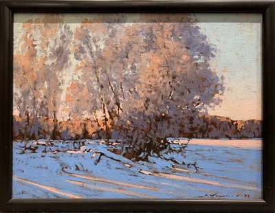 Картина маслом - Осень | живопись на холсте современного художника купить в  Санкт-Петербурге