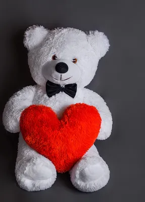 Мягкая игрушка \"Мишка Тедди\" брелок с сердечком в руке 9 см (id 97885420),  купить в Казахстане, цена на Satu.kz