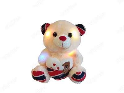 Мягкая игрушка «Для тебя», мишка, с сердечком белого цвета - СМЛ0001216957  - оптом купить во Владивостоке по недорогой цене в интернет-магазине  Стартекс