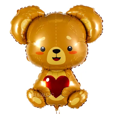 Плюшевый медведь Мишка с сердцем Love 100 см заказать с доставкой в  Краснодаре по цене 2 240 руб.