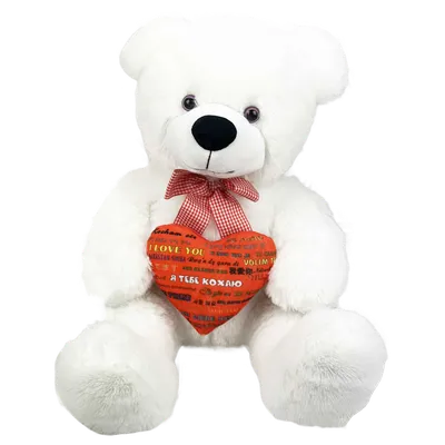 Мишка Тедди с сердцем | Купить букет цветов в Гомеле с бесплатной доставкой  в интернет-магазине цветов \"Букетти\"