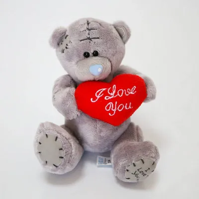 Мини мишка Тедди 15см с сердцем I LOVE YOU купить в Краснодаре недорого -  доставка 24 часа