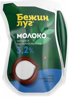 Молоко Полевское 0,9л 3,2% бутылка Яблоко