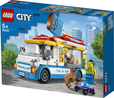 Конструктор LEGO City Great Vehicles Грузовик мороженщика 60253 купить по  цене 7490 ₸ в интернет-магазине Детский мир