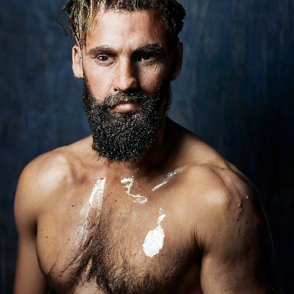 Wet Hairy Men