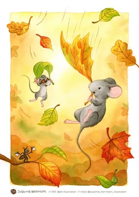 Рисунок мышки из сказки - 57 фото