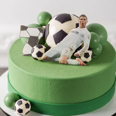 Торт для мальчика \"Футбол\" – купить за 3 600 ₽ | Кондитерская студия LU TI  SÙ торты на заказ
