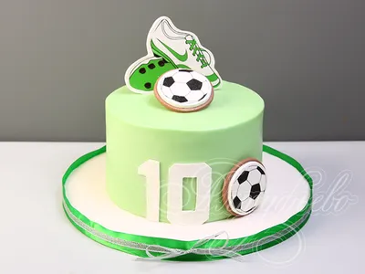 купить детский торт футбол на день рождения c бесплатной доставкой в  Санкт-Петербурге, Питере, СПБ