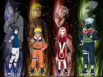 Наруто Узумаки, Саске Учиха, Сакура Харуно и Какаши Хатаке | Naruto team 7,  Naruto teams, Naruto and sasuke