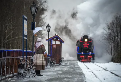 Новогодний поезд поедет под паровозной тягой