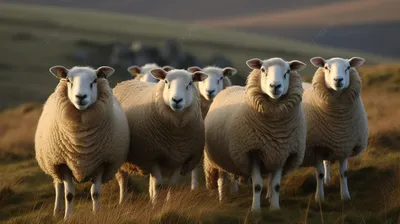 Овцы с молодой в поле. стоковое изображение. изображение насчитывающей поле  - 203804571