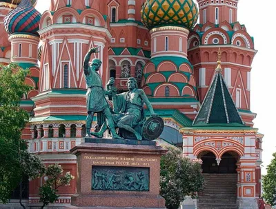 Памятник Минину и Пожарскому на Красной площади в Москве: На карте,  Описание, Фото, Видео, Instagram | Pin-Place.com