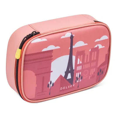 Пенал школьный большой для девочек Delsey Academie 003389175 Pencil Box  Large Size купить в Москве ✓ Интернет-магазин ЧНК ✈