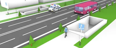 В Ханымее установили проекционный пешеходный переход - KP.RU