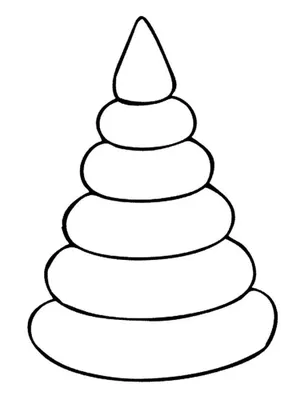 Пирамидка, 10 колец с шаром купить в Чите Пирамидки в интернет-магазине  Чита.дети (1182515)