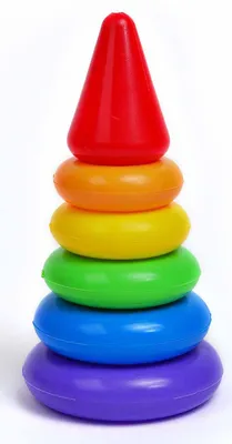 Развивающая игрушка Пирамидка ЛЮКС 11 элементов оптом и в розницу Игротека