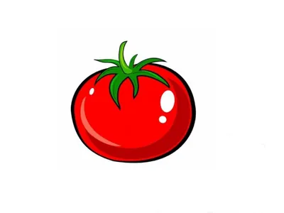 Рисунок помидора для детей - 66 фото