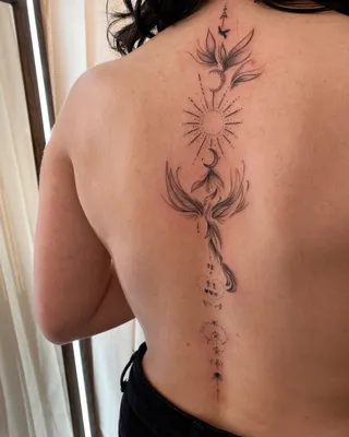 Тату феникс значение для девушек и парней — pavuk.ink