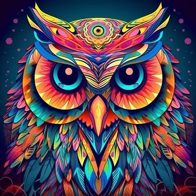 Картины акрилом / красивые картинки :: art :: котэ :: Лев :: акрил ::  животные :: кислота :: Acid art - JoyReactor