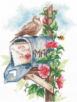 Мультфильм Птице Доставляющей Письмо Векторное изображение ©tigatelu  196097118
