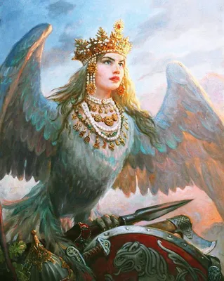 Чёрная детализированная птица Сирин …» — создано в Шедевруме