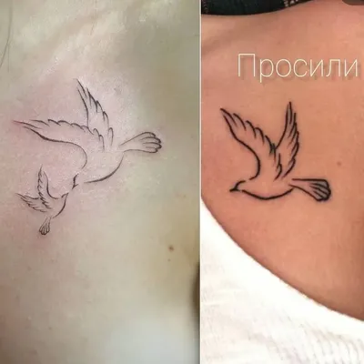 Тату минимализм птица - 10 Фото и значение татуировок 2023