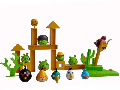 Обои на рабочий стол Желтая птица из игры Angry Birds / Злые птицы, обои  для рабочего стола, скачать обои, обои бесплатно