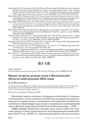 Синехвостка Tarsiger cyanurus в Вожегодском районе Вологодской области –  тема научной статьи по биологическим наукам читайте бесплатно текст  научно-исследовательской работы в электронной библиотеке КиберЛенинка