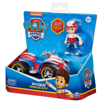 Квадроцикл Paw Patrol Ryder's Quad с фигуркой Райдера 6061907/щенячий  патруль/игрушка и машинка купить в Москве | Доставка по России.