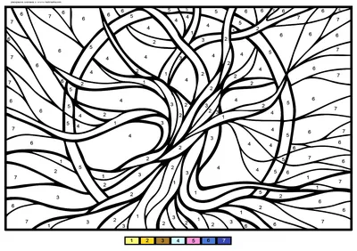 Раскраски Деревья | Рабочие тетради для детского сада, Раскраски, Поделки