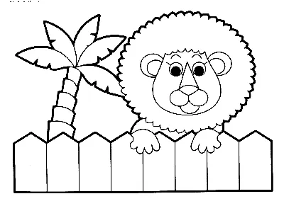 Раскраски Раскраска Картинка раскраска Лев распечатать бесплатно для детей  Антистресс Дикие животные, Раскраска Свирепый лев Дикие животные.