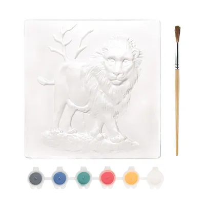 Раскраска «Лев с гривой»