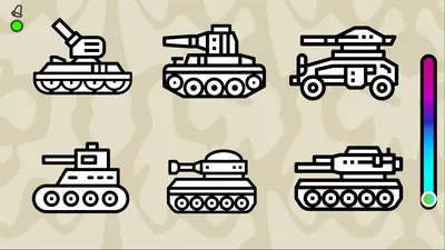 Раскраска Танк Леопард-2 распечатать или скачать