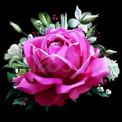 Розы на черном фоне - красивые фото