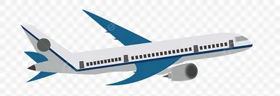современный пассажирский самолет изолирован на белом фоне Стоковое  Изображение - изображение насчитывающей отклонение, крыло: 260073779