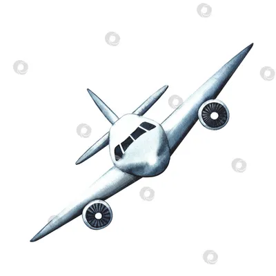 Старый военный самолет истребитель на белом фоне, векторная иллюстрация  Stock Vector | Adobe Stock
