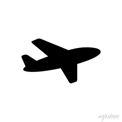 Симпатичный 3D мультяшный желто-черный самолет, изолированный на белом фоне,  Вид сбоку. Для рекламы путешествий, коммерческой авиации или концепции  воздушного транспорта. Векторная иллюстрация 3D-рендера. - Ozero -  российский фотосток