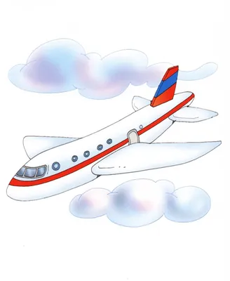 Картинка самолет для дошкольников - 60 фото