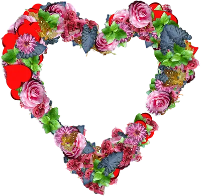 Сердце Цветы Png - Бесплатное изображение на Pixabay - Pixabay