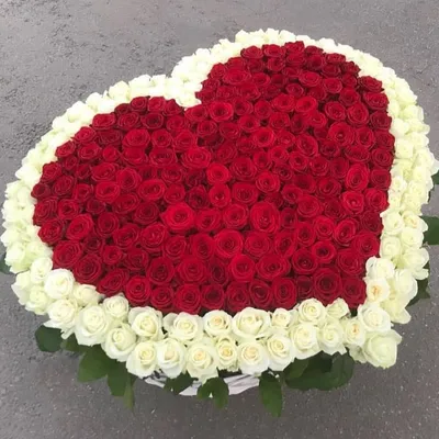 Сердце из цветов 061 - Цветы PRO