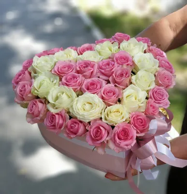 Купить сердце из цветов в Минске - магазин Artbuket.by