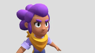 Shelly (Brawl Stars) - Download Free 3D model by ivan.vladimirov08  (@ivan.vladimirov08) [67f14b4]