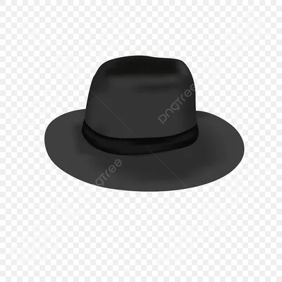 черная шляпа PNG и картинки пнг | рисунок Векторы и PSD | Бесплатная  загрузка на Pngtree