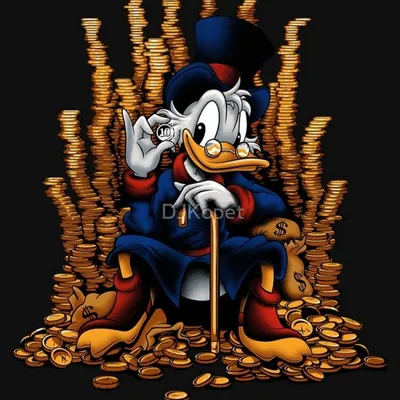 Создать мем \"scrooge mcduck, donald duck, скрудж плавает в деньгах\" -  Картинки - Meme-arsenal.com