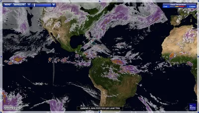 Карта погоды в реальном времени — Инфокарт