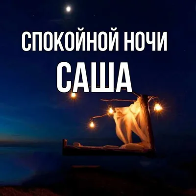 Картинка доброй ночи Саша (скачать бесплатно)