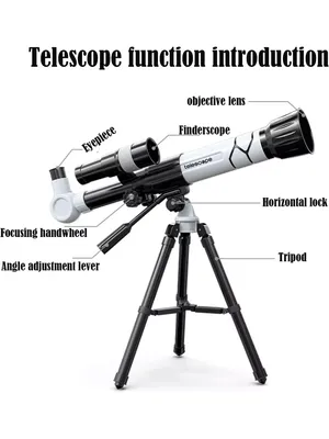 Покупайте Астрономический Телескоп HD Рефракторный Телескоп с 20x 40x 40x  Zooming Lens Space Monocular Для Детей -новичка - Красный в Китае |  TVC-Mall.com